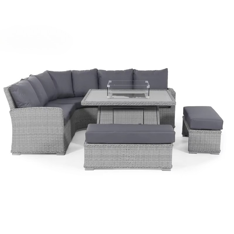 Rattan Lounge Set - Garden Patio Sofa Set Waterproof 4