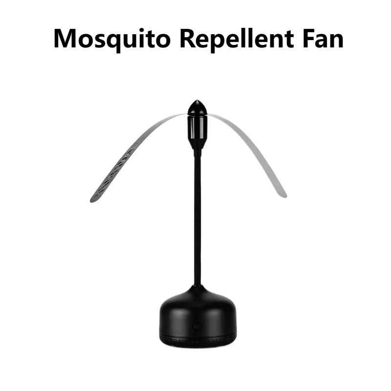 Outdoor Furniture Hay - Portable Hanging Mosquito Repellent Fan Lamp