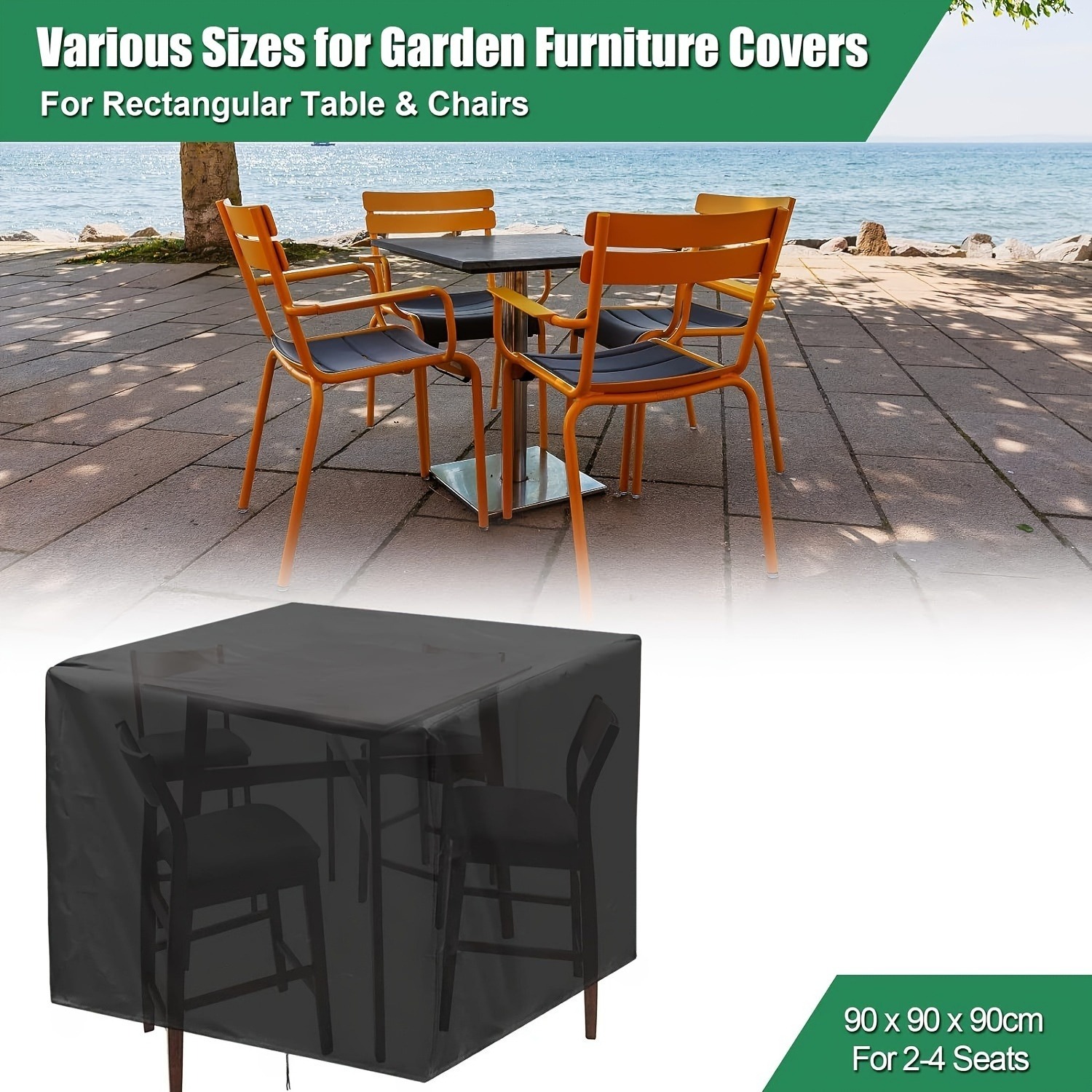 Outdoor Furniture Weatherproof - Heavy-Duty 210D Outdoor Garden Furniture Cover