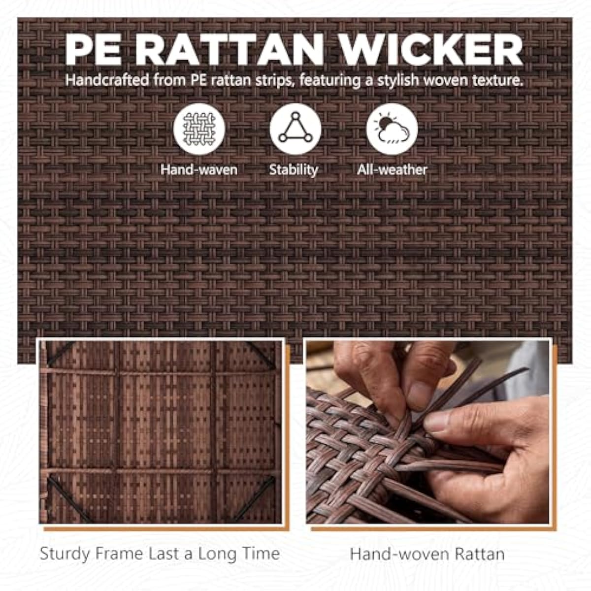 7-piece weather-resistant ratt - Outdoor Furniture Plus ulasan dan harga
