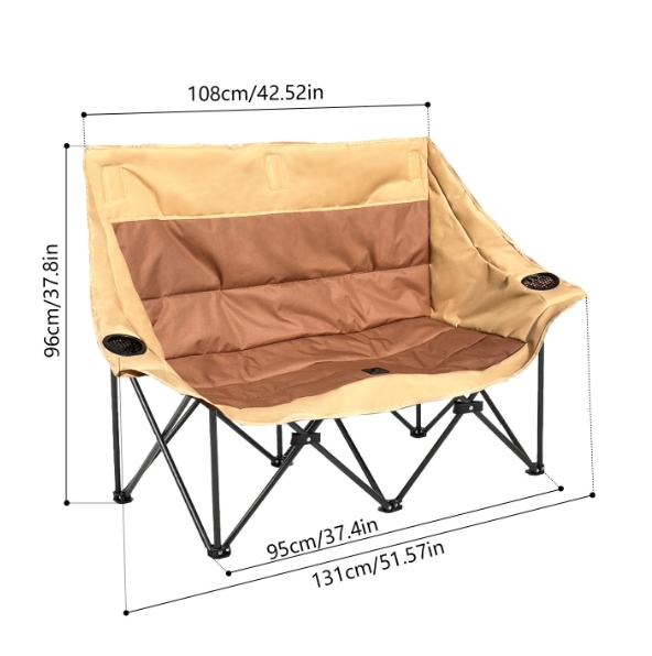 Outdoor Camping Double Folding - Outdoor Furniture Plus ulasan dan harga