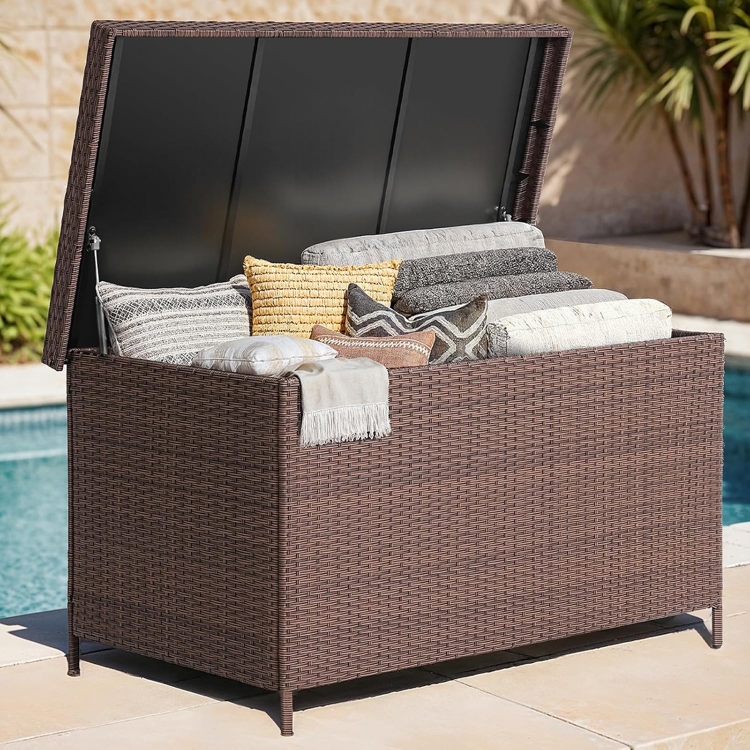 158 Gallon XL Resin Deck Box W - Outdoor Furniture Xl ulasan dan harga