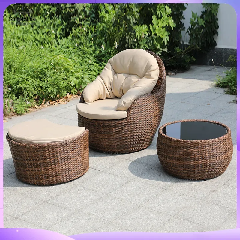Wicker Outdoor Sofa Set for Sm - Rattan Lounge Set ulasan dan harga