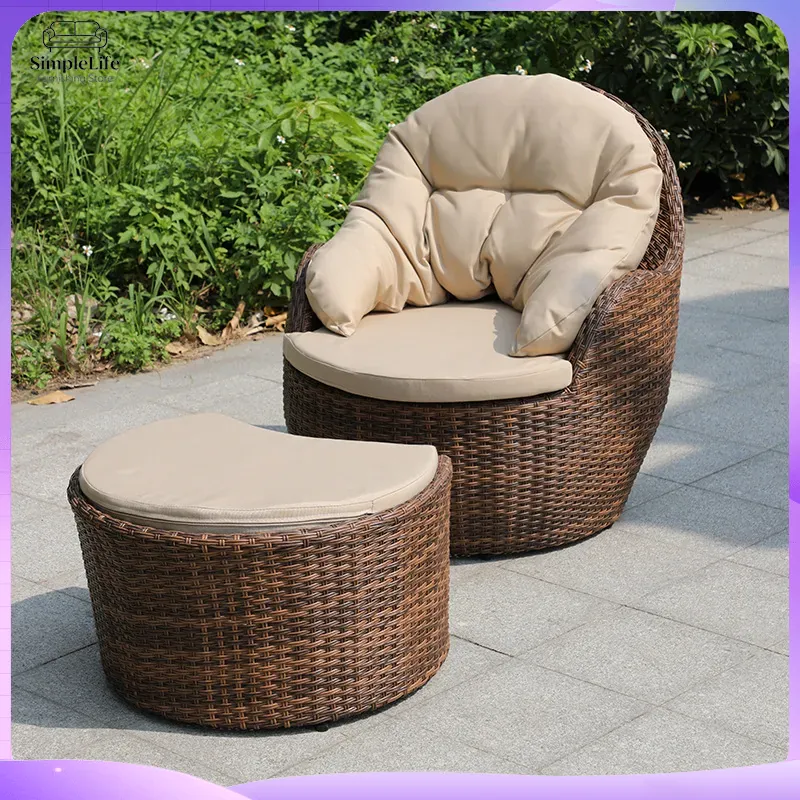 Wicker Outdoor Sofa Set for Sm - Rattan Lounge Set ulasan dan harga