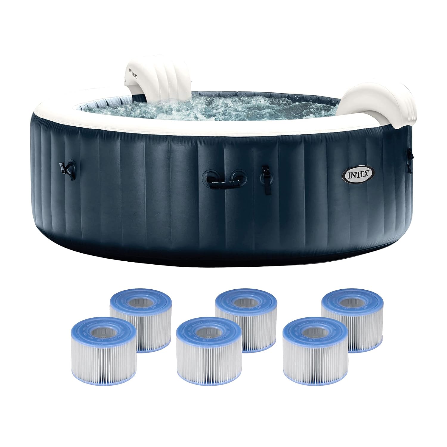 PureSpa Plus 6 Person Portable - Inflatable Hot Tub ulasan dan harga