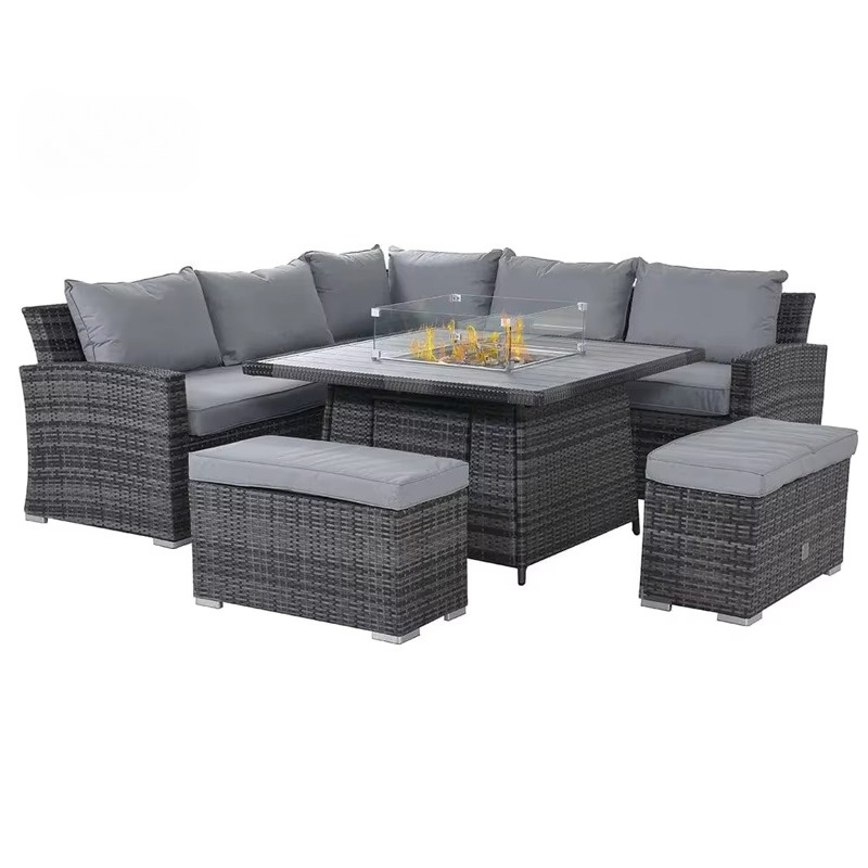 Garden Patio Sofa Set Waterpro - Rattan Lounge Set ulasan dan harga