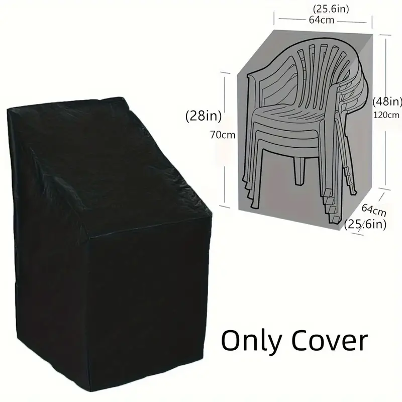 Heavy Duty Stackable Chair Cov - Outdoor Furniture Weatherproof ulasan dan harga