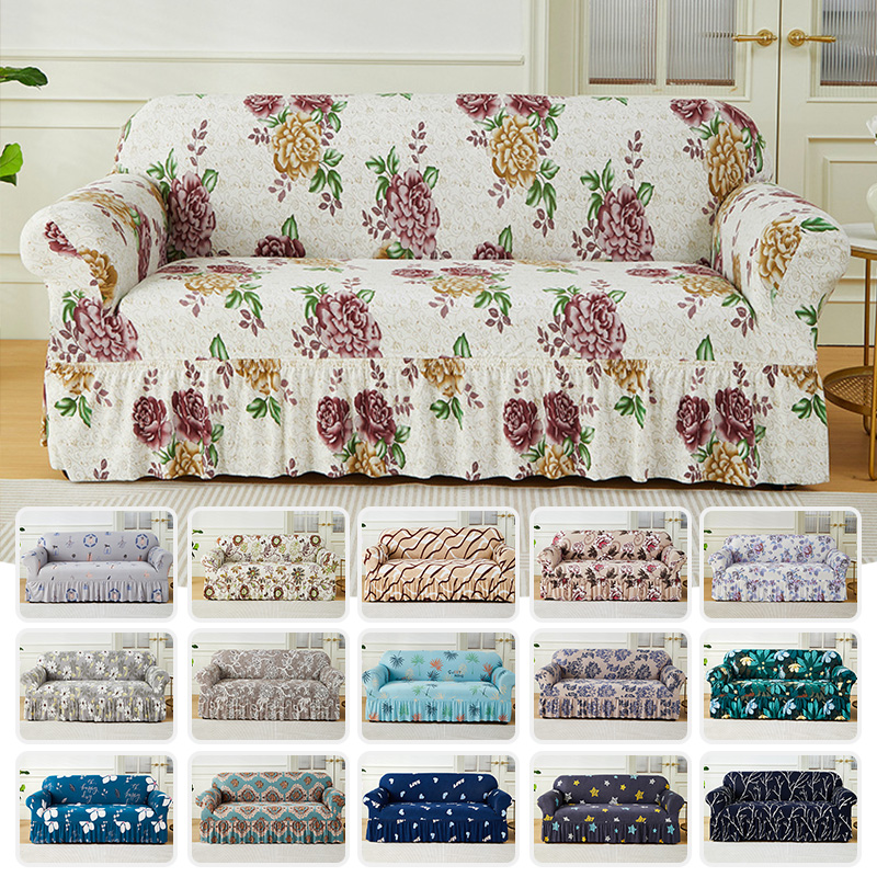 S/M/L/XL Printed Sofa Slipcove - Outdoor Furniture Xl ulasan dan harga