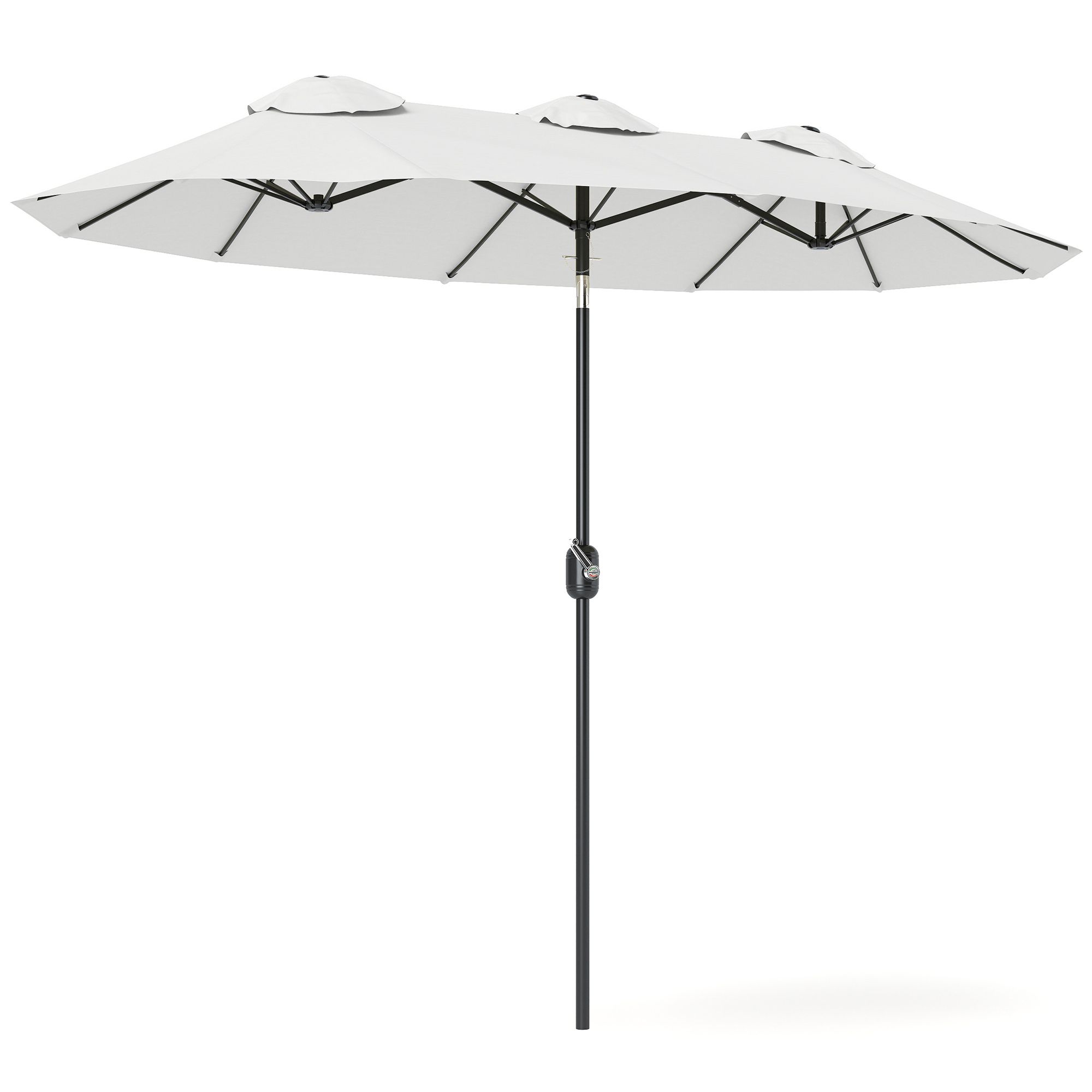 9.7' Double-Sided Patio Umbrel - Outdoor Furniture With Umbrella ulasan dan harga