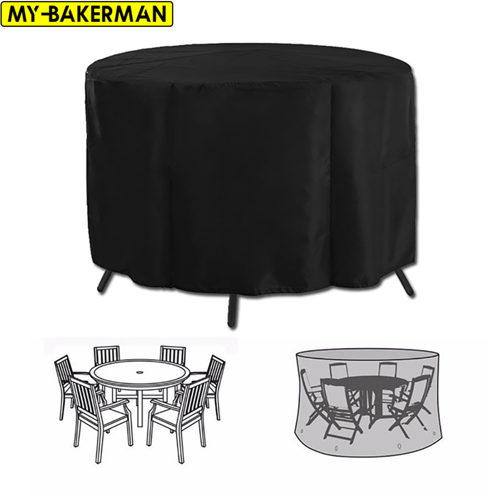 Round Cover Round Outdoor Gard - Outdoor Furniture Weatherproof ulasan dan harga