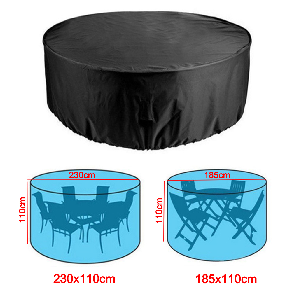 Round Cover Round Outdoor Gard - Outdoor Furniture Weatherproof ulasan dan harga