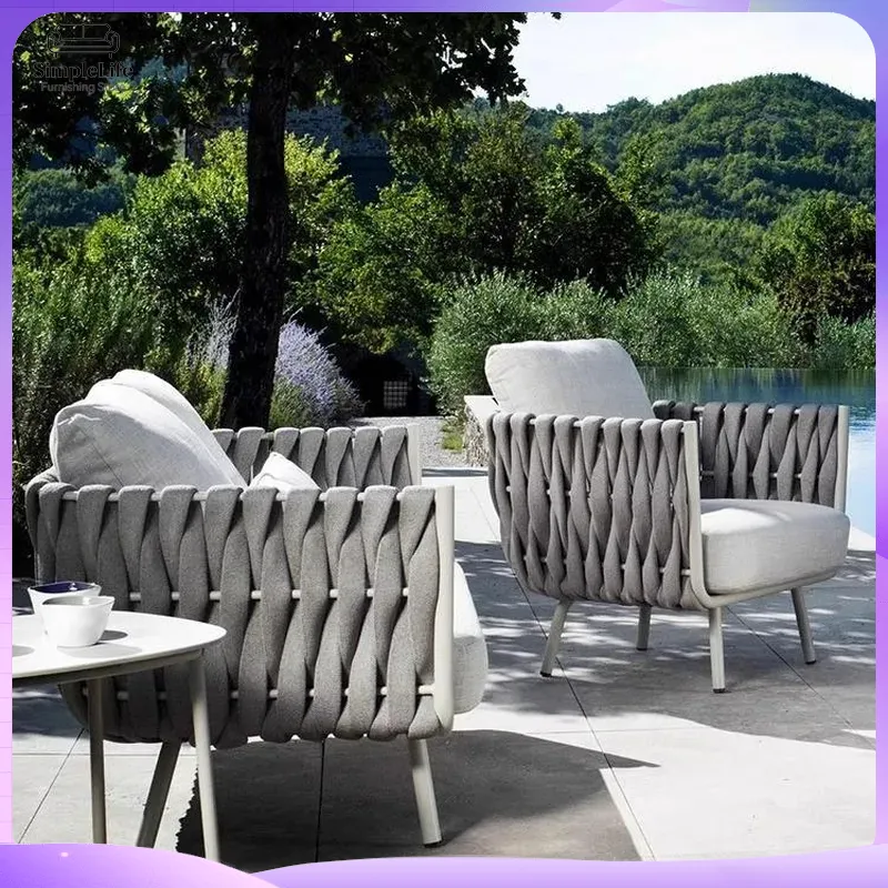 Outdoor Rattan Sofa Set for Ga - Rattan Lounge Set ulasan dan harga