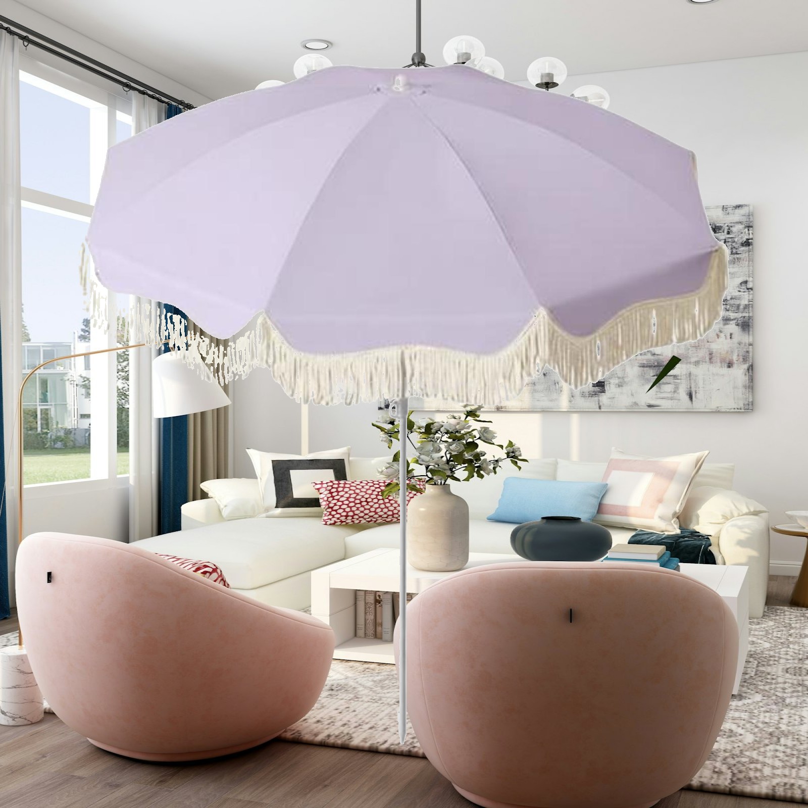 Patio Umbrella UPF50 Plus Sun  - Outdoor Furniture Plus ulasan dan harga