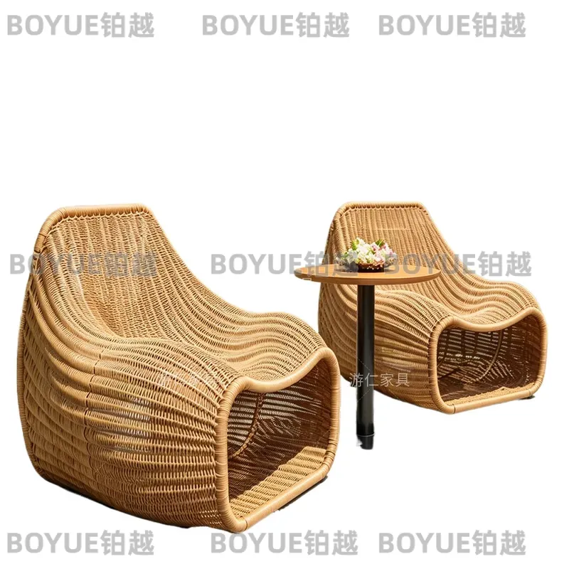Outdoor Wicker Patio Furniture - Rattan Lounge Set ulasan dan harga