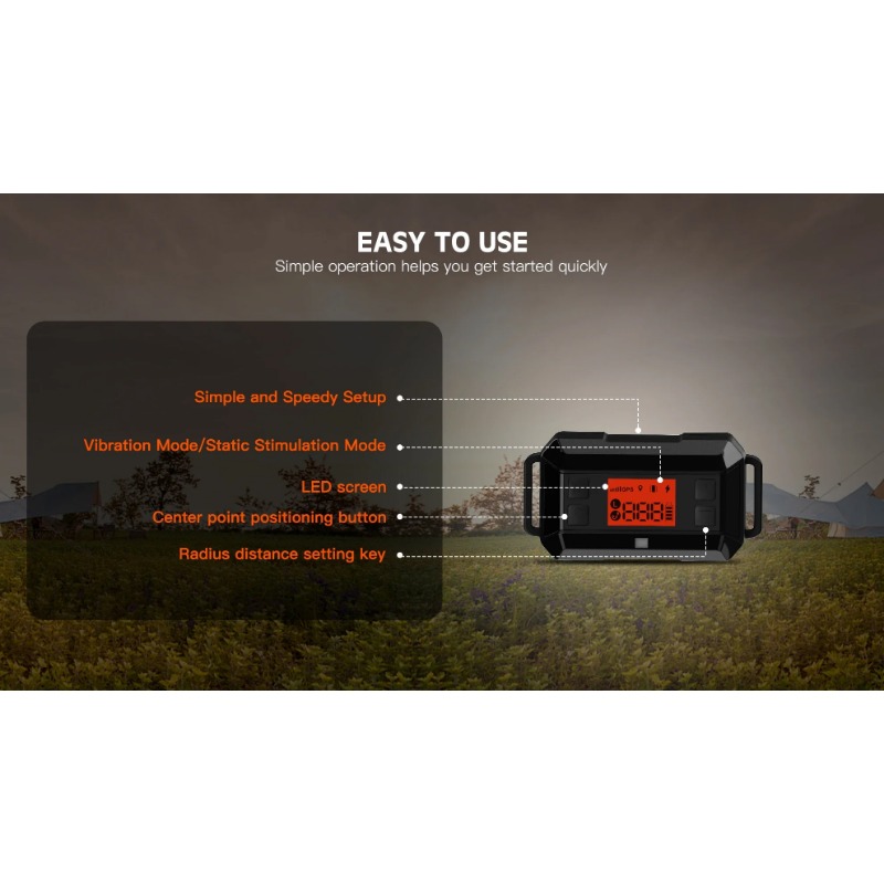 2025 Chip GPS Pet Electric Dog - Outdoor Furniture Plus ulasan dan harga