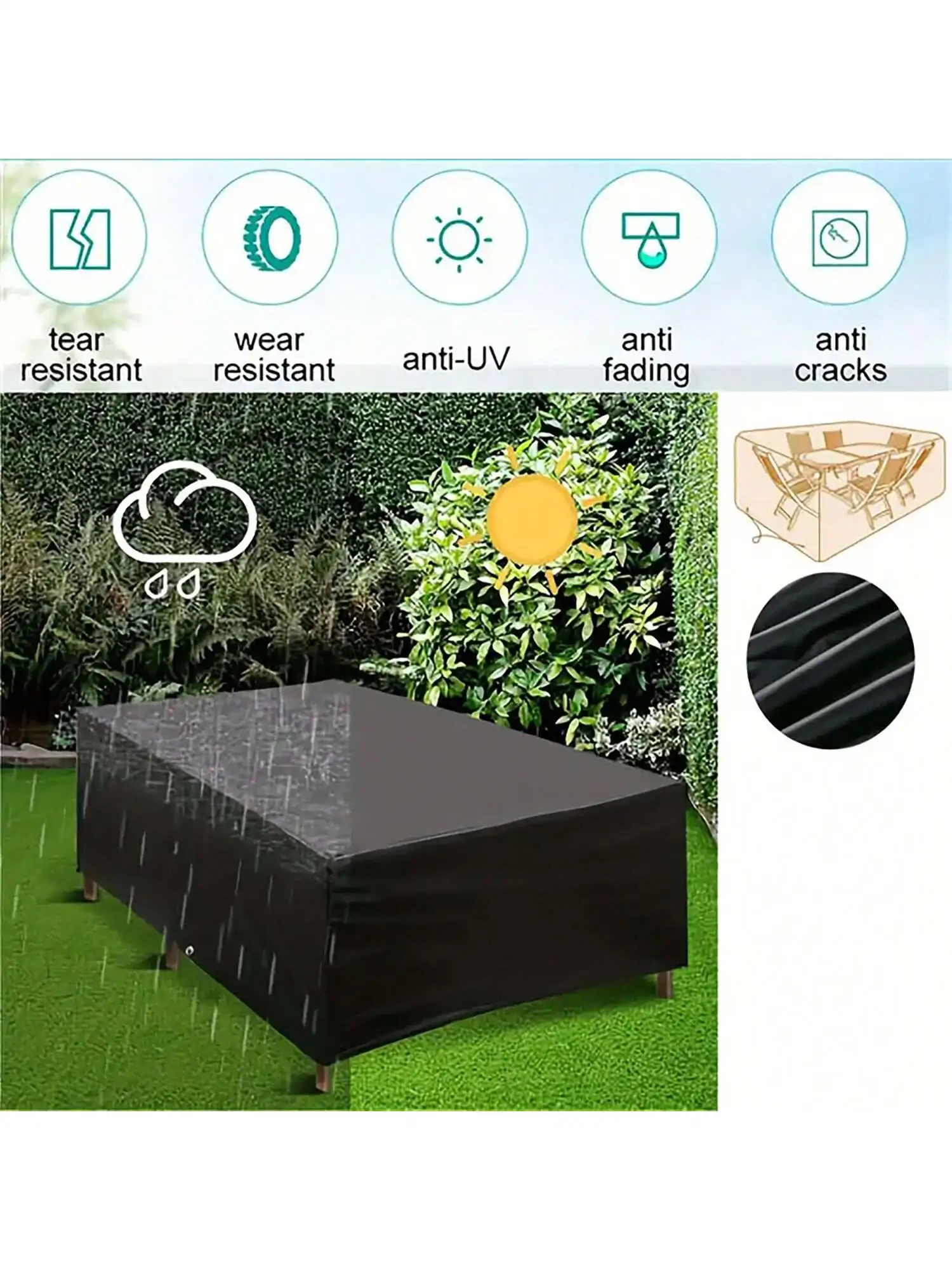 Multi-Size Outdoor Patio Garde - Outdoor Furniture Weatherproof ulasan dan harga