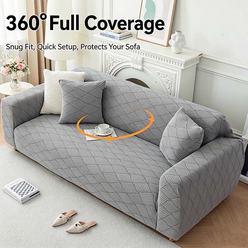 1PC Jacquard Sofa Cover Full W - Outdoor Furniture Xl ulasan dan harga