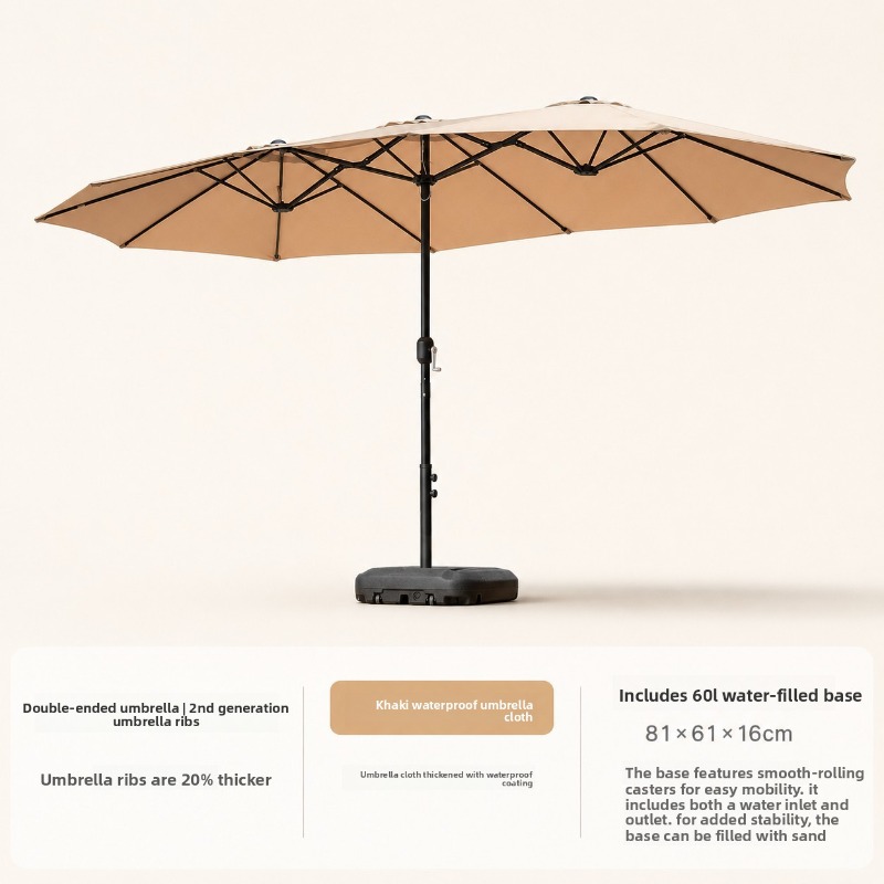 Outdoor Shade Umbrella Large C - Outdoor Furniture With Umbrella ulasan dan harga