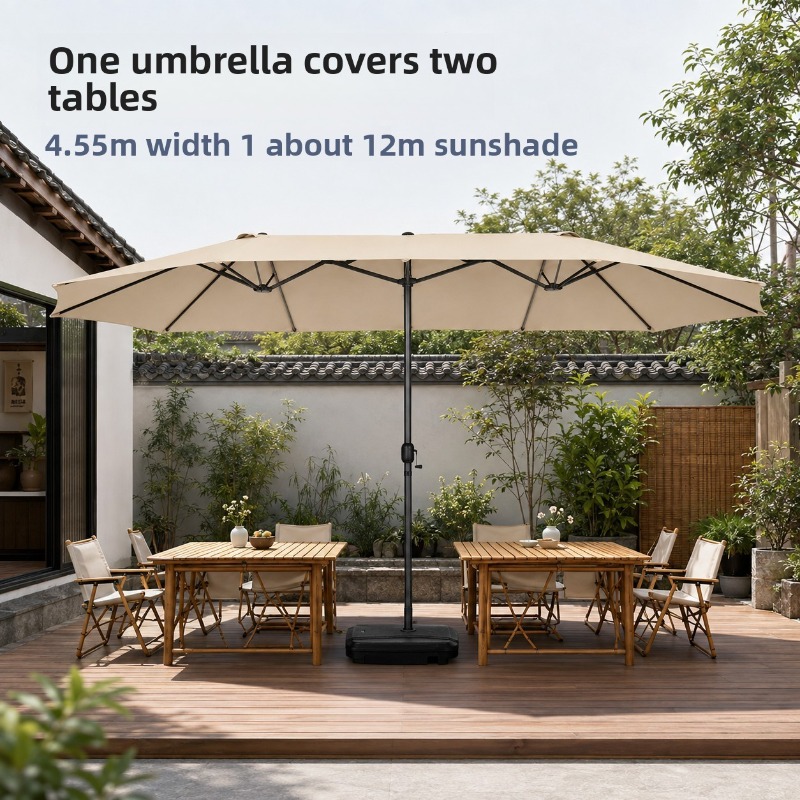 Outdoor Shade Umbrella Large C - Outdoor Furniture With Umbrella ulasan dan harga
