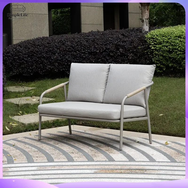 Nordic Outdoor Sofa Set for Ga - Rattan Lounge Set ulasan dan harga