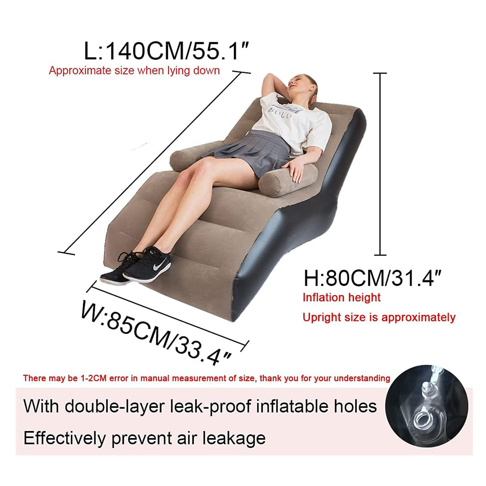 Folding Lazy Sofa,Inflatable L - Outdoor Furniture Hay ulasan dan harga