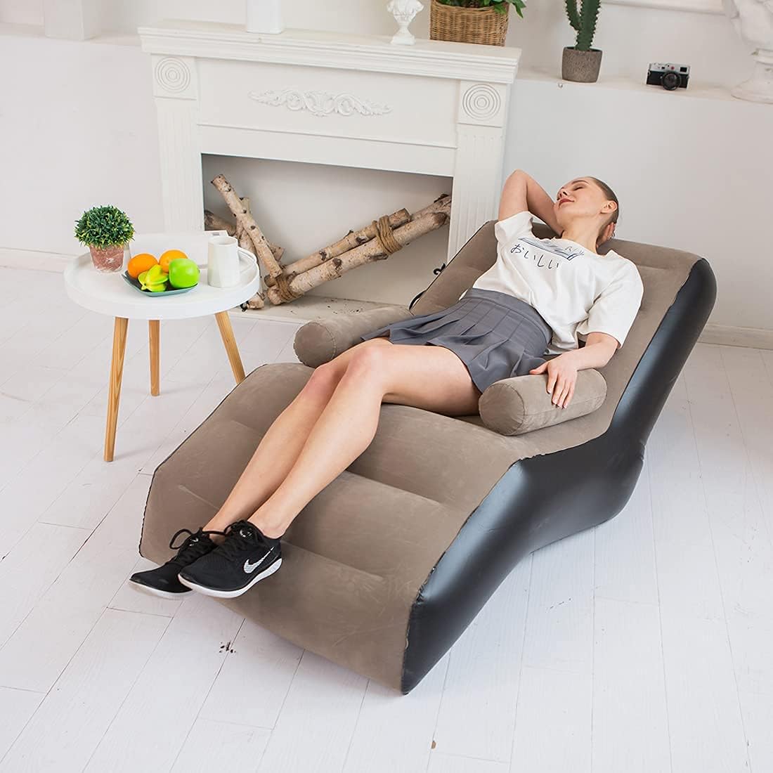 Folding Lazy Sofa,Inflatable L - Outdoor Furniture Hay ulasan dan harga