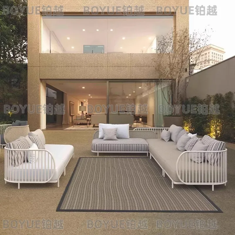 Wicker Patio Furniture Set Out - Rattan Lounge Set ulasan dan harga