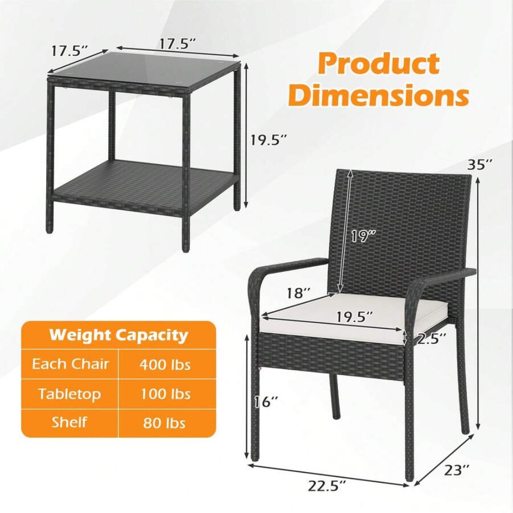 3 Piece Patio Furniture Set Ou - Outdoor Furniture Plus ulasan dan harga